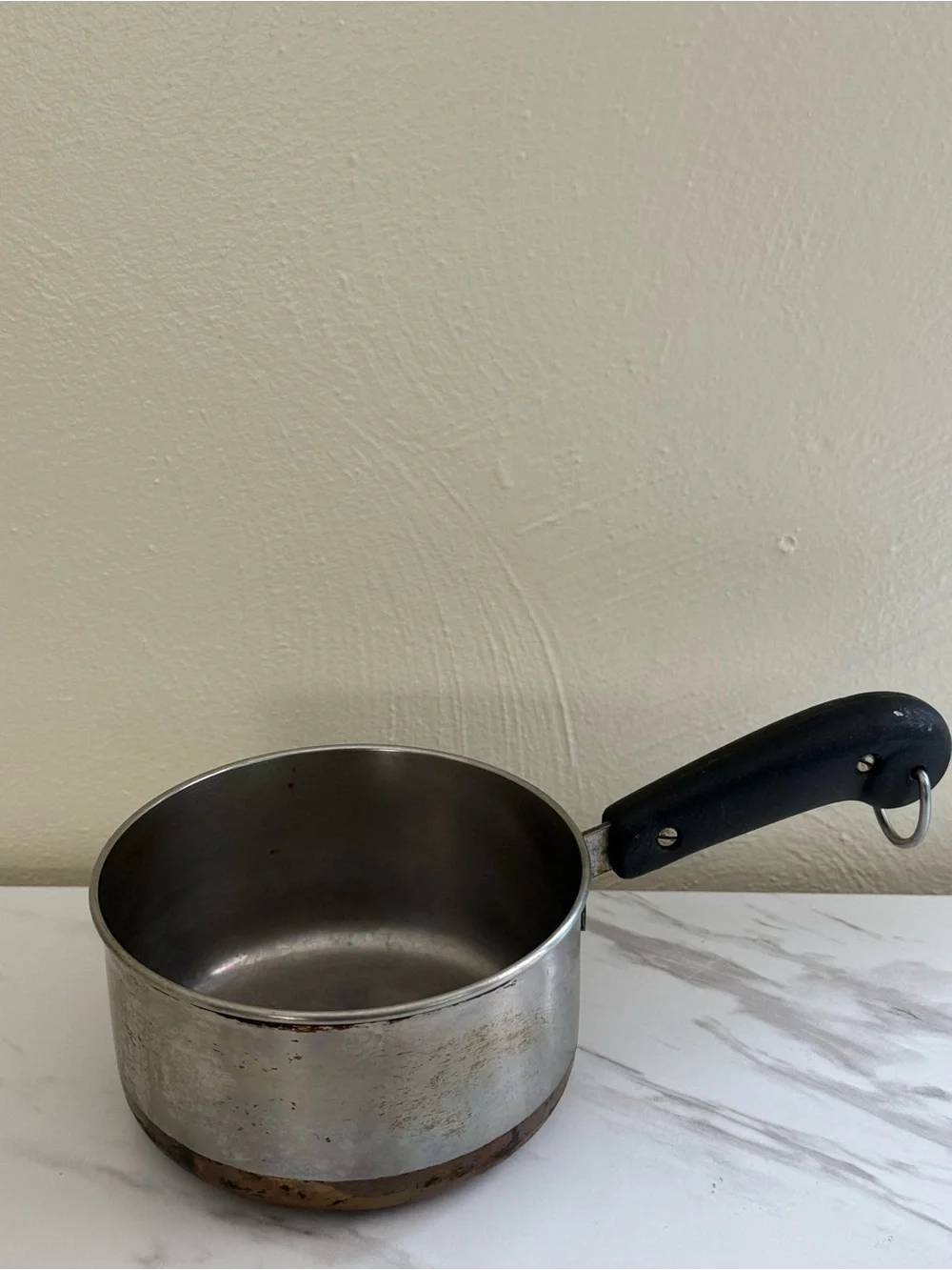 Vintage Revere Ware 1 Cup Measuring Pan Mini Melting Pot Copper‎ Bottom